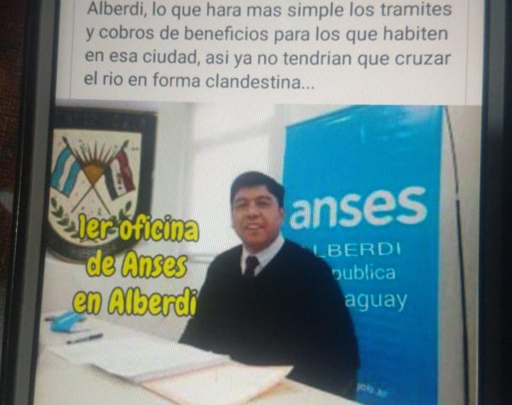 Fake news: viralizaron la apertura de una oficina de ANSES en Alberdi y hubo conmoción