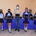 Eber Solís entregó netbooks y tablet a estudiantes de cuarto año