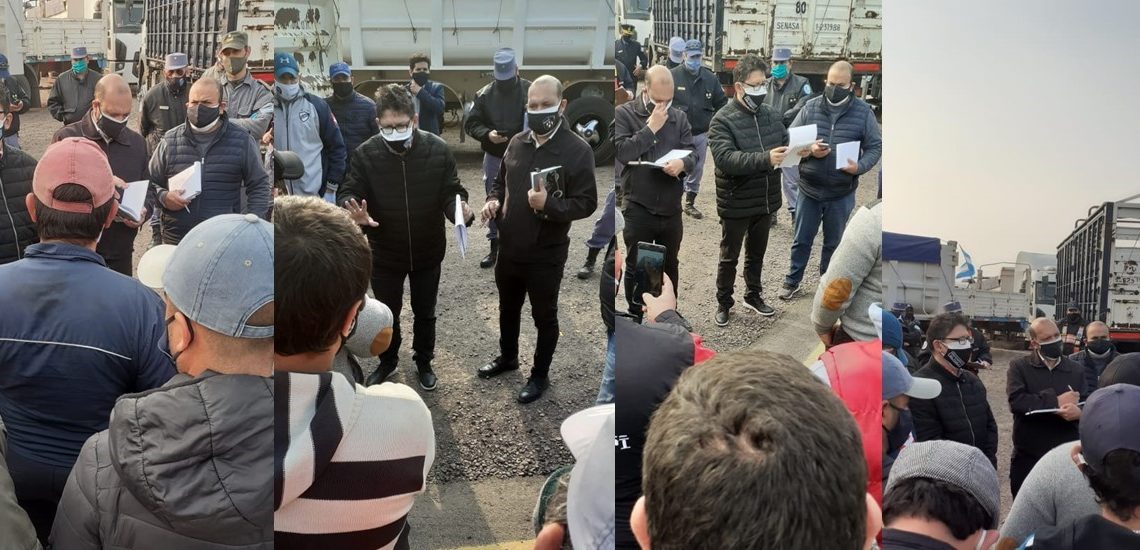 Gialluca también dialogó con manifestantes ¿tendrá aislamiento como Caballero?