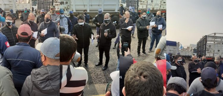 Gialluca también dialogó con manifestantes ¿tendrá aislamiento como Caballero?