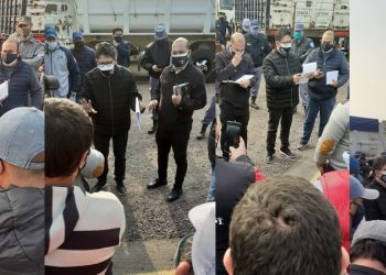 Gialluca le mandó una carta a Gildo pidiendo una «reunión de conciliación» para levantar el corte de ruta de camioneros