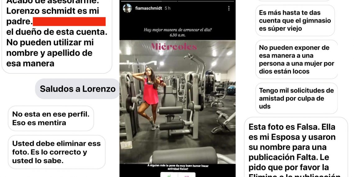 «Soy la hija de Lorenzo Smith». «Saludos a Lorenzo»