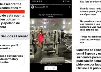 «Soy la hija de Lorenzo Smith». «Saludos a Lorenzo»