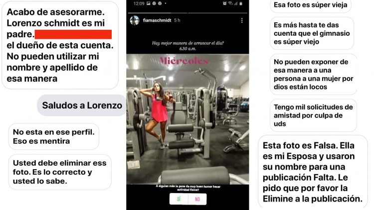«Soy la hija de Lorenzo Smith». «Saludos a Lorenzo»