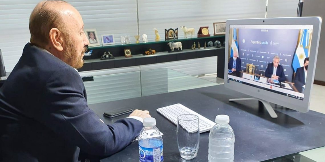 Insfrán se reunió por zoom con Alberto y definieron cómo sigue la lucha contra el covid