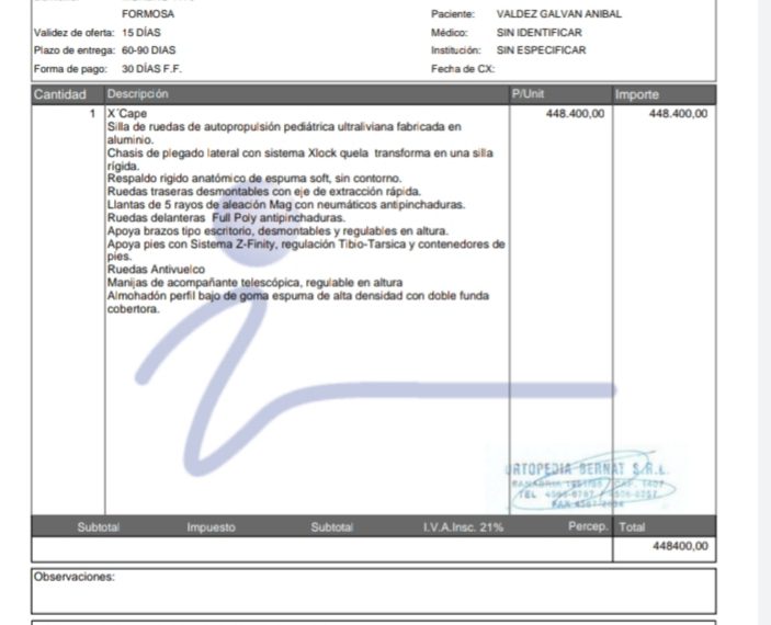 Dariel tiene 5 años y necesita urgente una cirugía e implementos ortopédicos