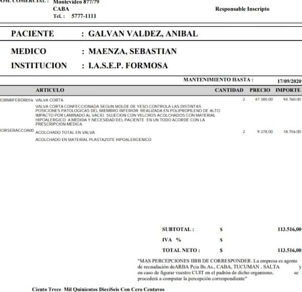 Dariel tiene 5 años y necesita urgente una cirugía e implementos ortopédicos