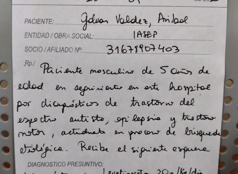 Dariel tiene 5 años y necesita urgente una cirugía e implementos ortopédicos