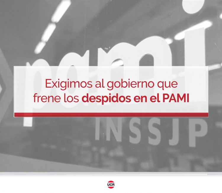 La UCR nacional le exigió al Gobierno que frene los despidos en el PAMI
