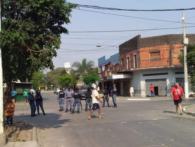 La Policía rodeó un “operativo contrabando”