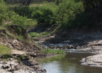 El Pucú, el torrentoso riacho que hoy está golpeado por la sequía
