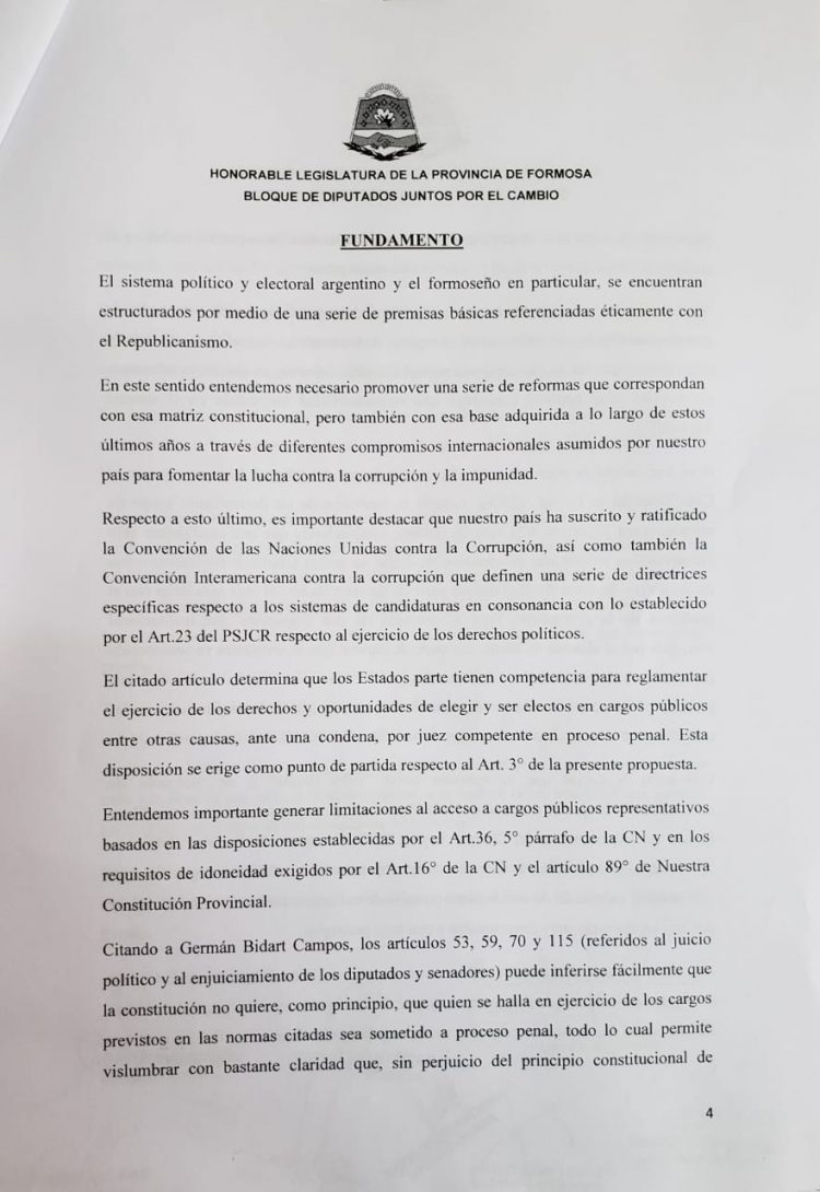Proyecto de ley busca impedir que condenados por delitos puedan ser candidatos