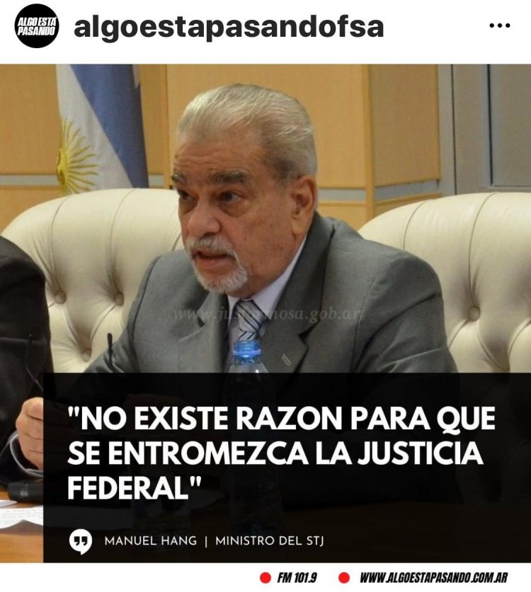 Lee cuestiona al Superior Tribunal de Justicia por fallo sobre el tema sanitario