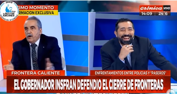 Moreno: “Con Insfrán se la agarran porque saben que es peronista”