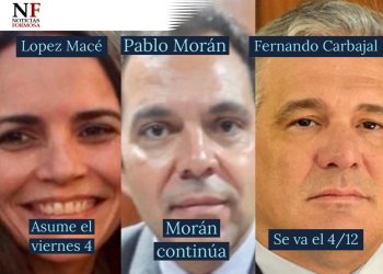 López Macé reemplazará a Carbajal desde el viernes 4 de diciembre