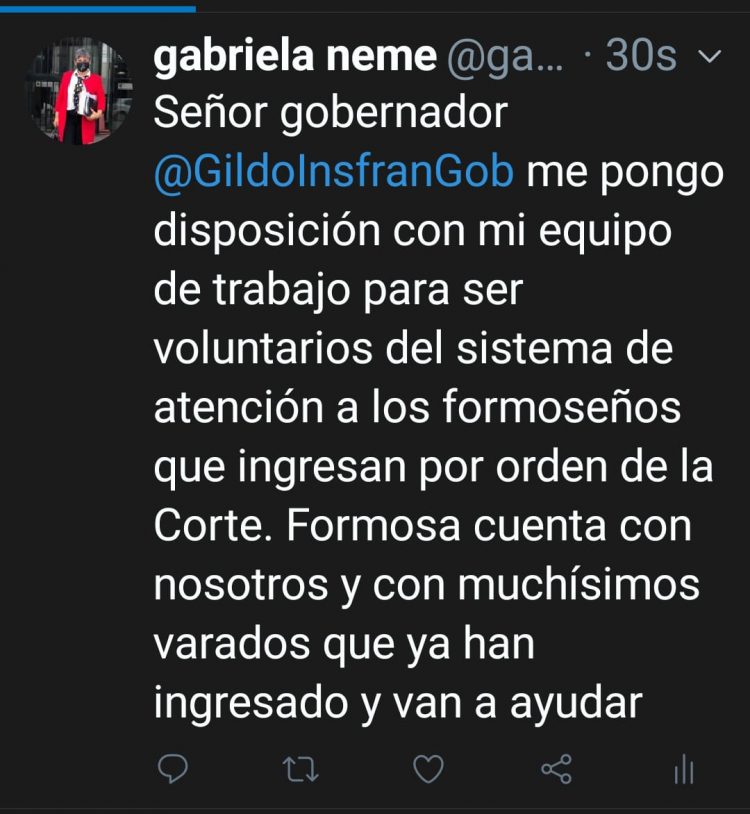 La UCR de Formosa ofreció colaboración para el regreso de varados