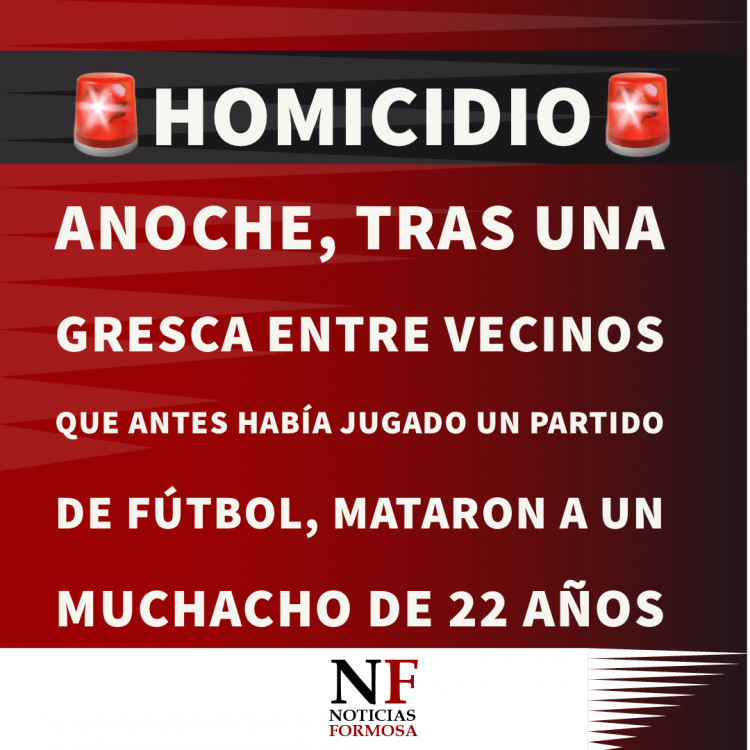 Mataron de una puñalada a un muchacho de 22 años