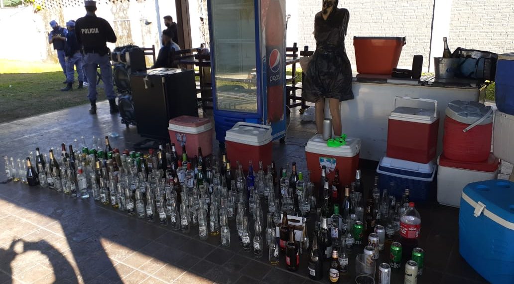 Detectaron 34 fiestas privadas y se realizaron más de 150 actas de infracción