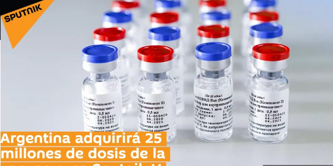 Argentina obtendrá 25 millones de dosis de la vacuna rusa Sputnik V contra el COVID-19