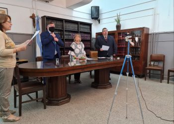 Carbajal juró como juez subrogante del juzgado federal de Sáenz Peña