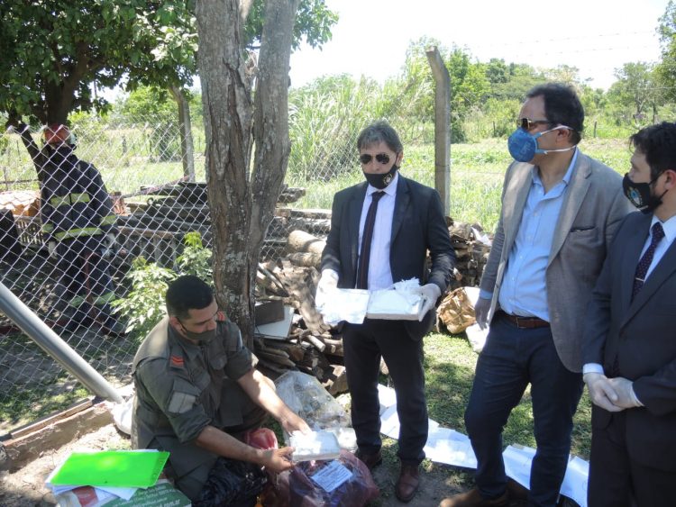 Jueces federales inauguraron horno para la incineración de estupefacientes