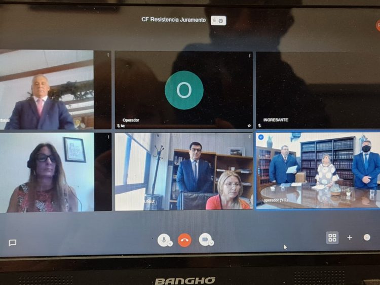 Carbajal juró como juez subrogante del juzgado federal de Sáenz Peña