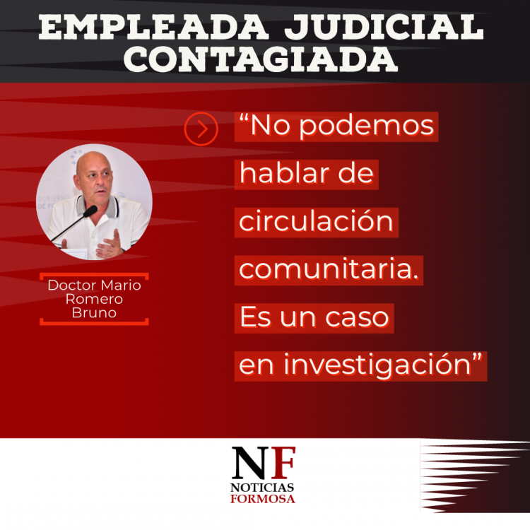 Reportan 5 nuevos casos y una es empleada judicial que nunca salió de Formosa