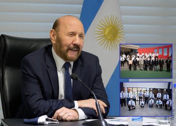 Insfrán destacó por videoconferencia su política educativa de inclusión