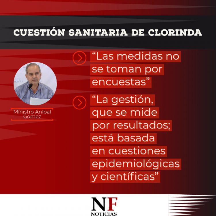 El Gobierno evalúa cambiar la estrategia sanitaria para Clorinda