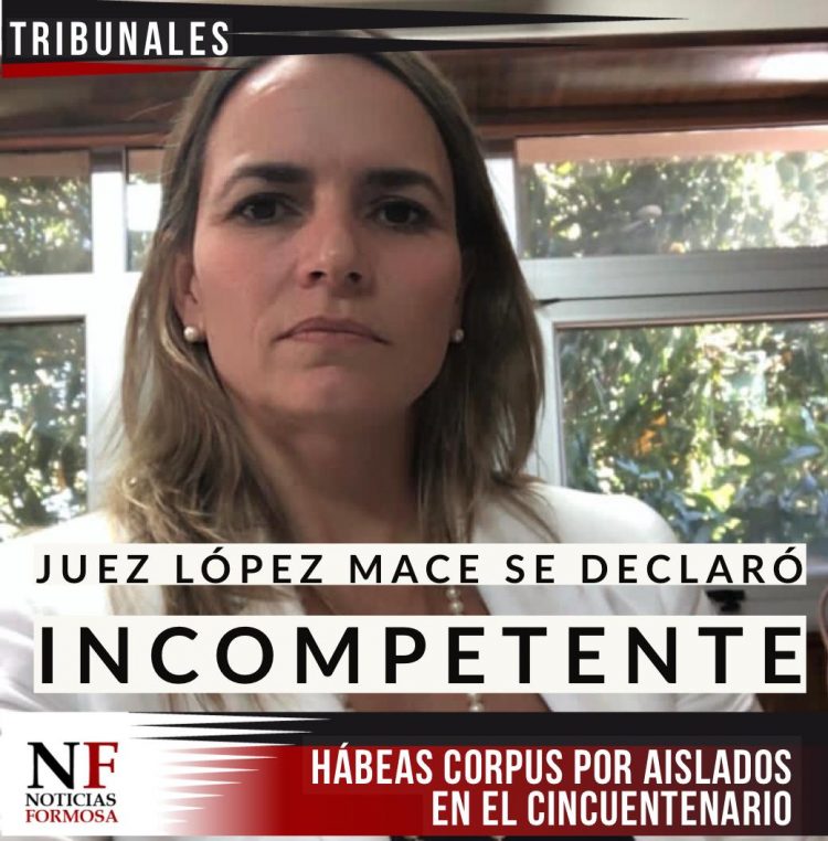 Hábeas corpus: López Macé se declaró incompetente y elevó a la Cámara