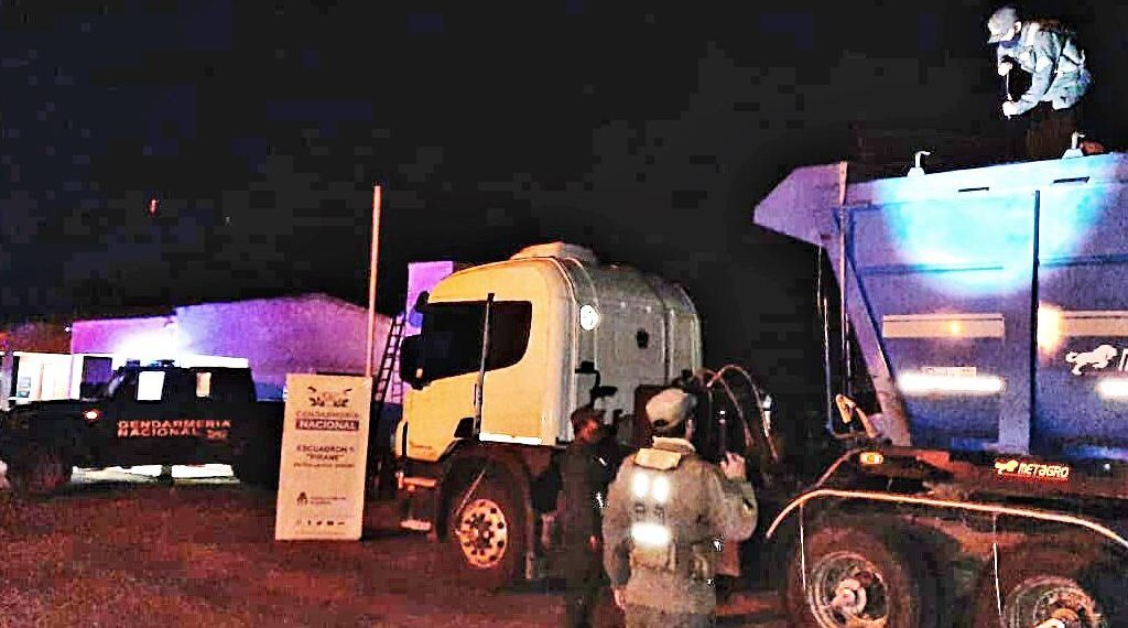 Gendarmería incautó más de 30 toneladas de soja con documentación adulterada