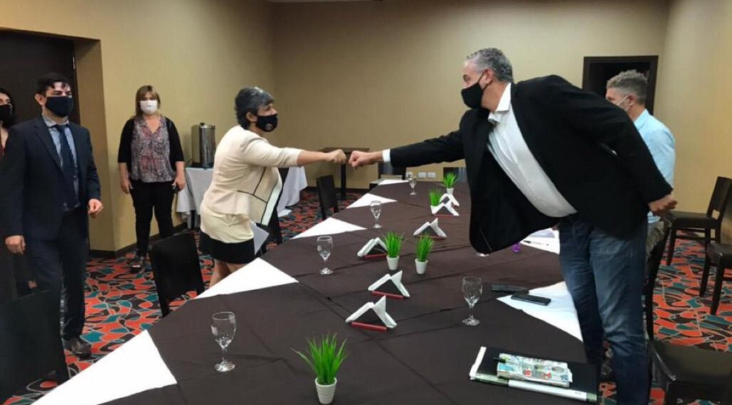 Pietragalla se reunió con Gabriela Neme