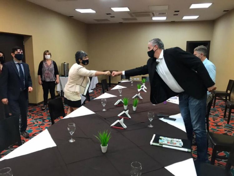 Pietragalla se reunió con Gabriela Neme