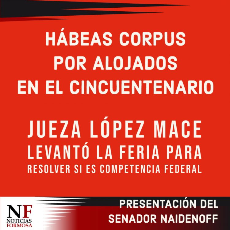Presentaron hábeas corpus por aislados en el Cincuentenario