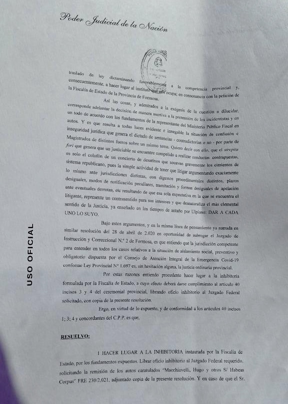 Formosa autorizó ingreso de periodistas; los primeros serán del programa de Majul