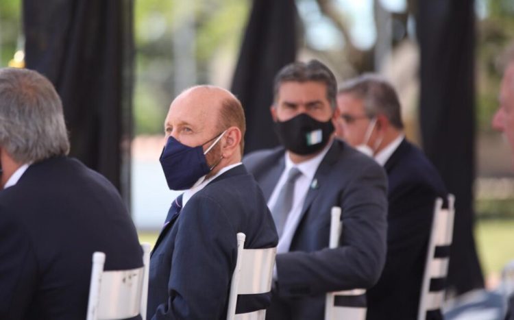 Insfrán y gobernadores del Norte Grande acompañaron a Alberto en el acto homenaje a San Martín