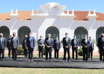 Insfrán y gobernadores del Norte Grande acompañaron a Alberto en el acto homenaje a San Martín