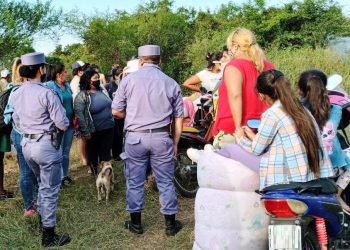 La Policía impidió la usurpación de espacios públicos en los barrios La Floresta y San Juan I