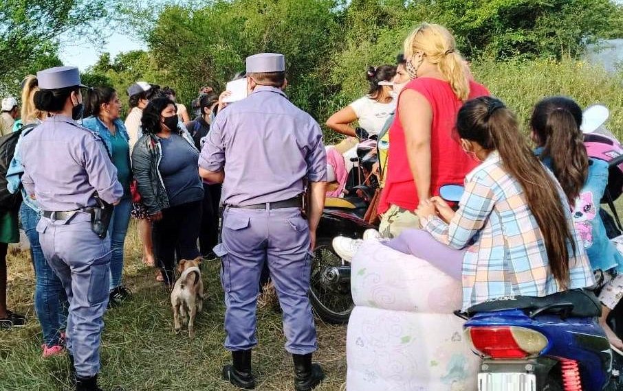 La Policía impidió la usurpación de espacios públicos en los barrios La Floresta y San Juan I