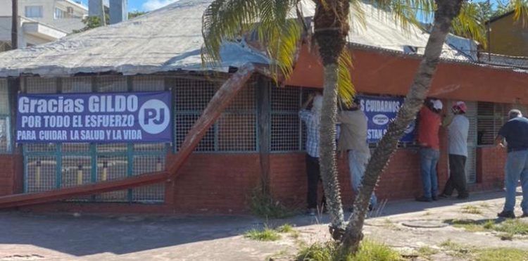 Rompieron algunos de los carteles que defienden a Gildo