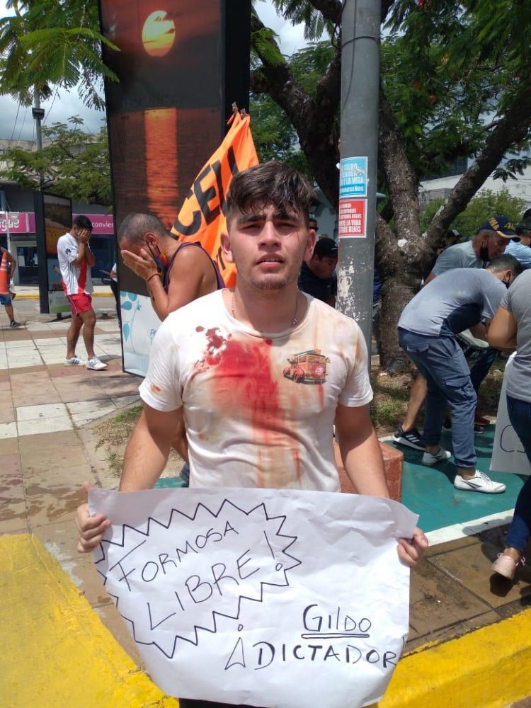 Incidentes en la marcha contra la fase 1 en pleno centro