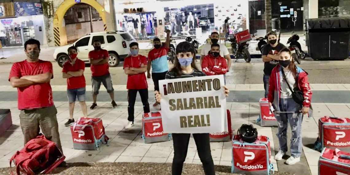 Trabajadores formoseños de Pedidos Ya reclamaron aumento salarial