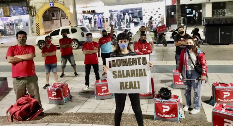 Trabajadores formoseños de Pedidos Ya reclamaron aumento salarial