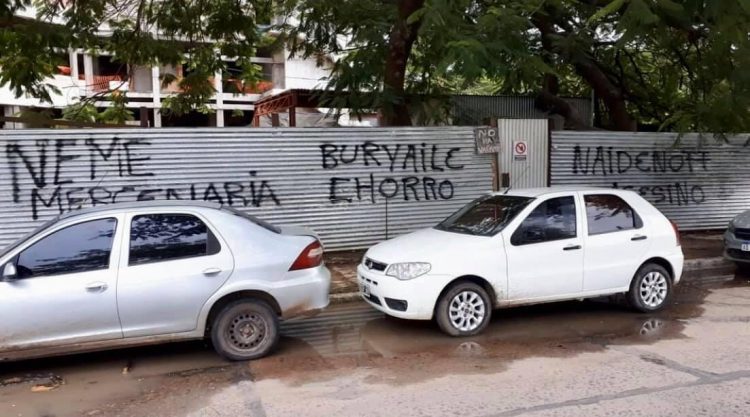 Formosa amaneció con panfletos y pintadas contra Neme, Buryaile y Naidenoff