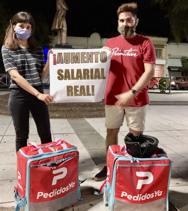 Trabajadores formoseños de Pedidos Ya reclamaron aumento salarial