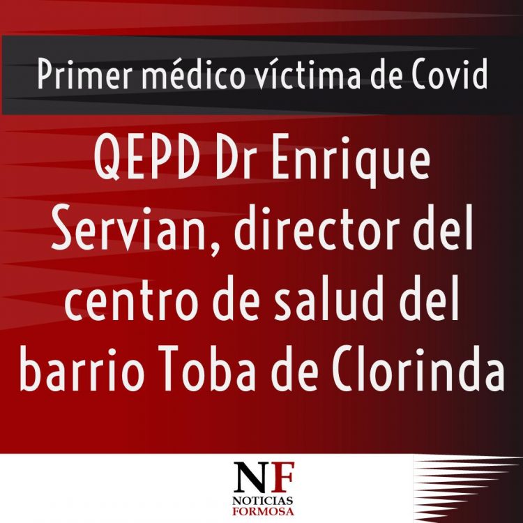 Primer médico formoseño fallecido: Director de centro de salud murió por covid-19