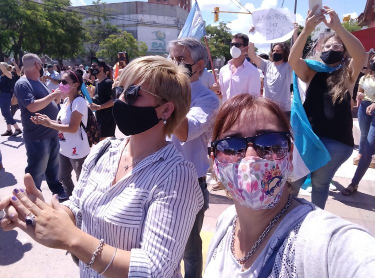 Incidentes en la marcha contra la fase 1 en pleno centro