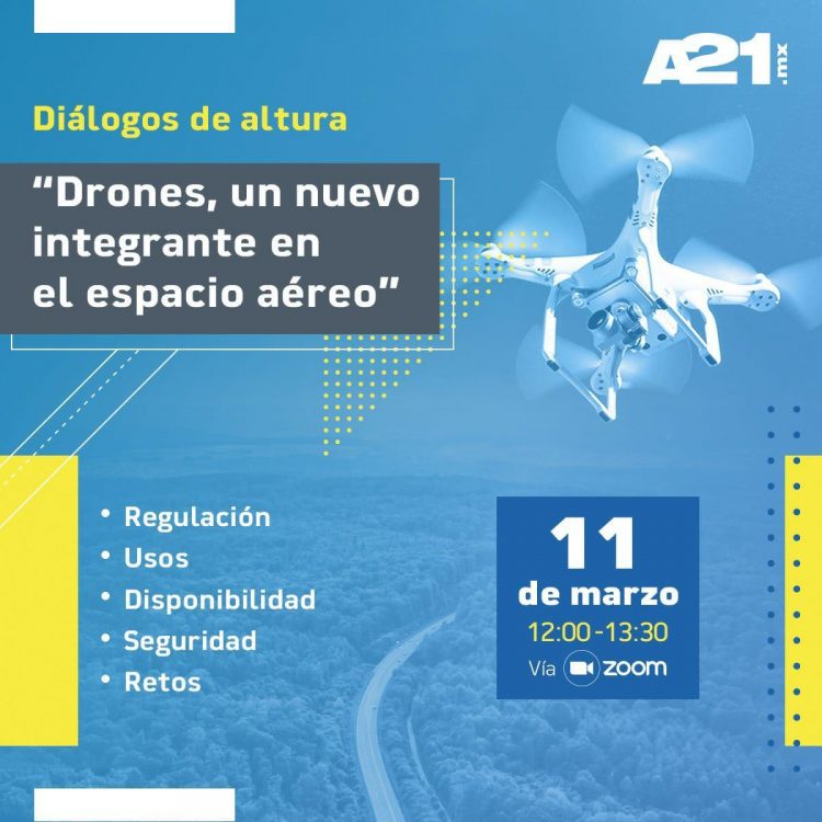 Invitan a un seminario web sobre drones y espacio aéreo