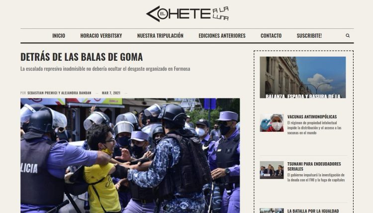 El “viernes negro” analizado por el portal de Horacio Verbitsky