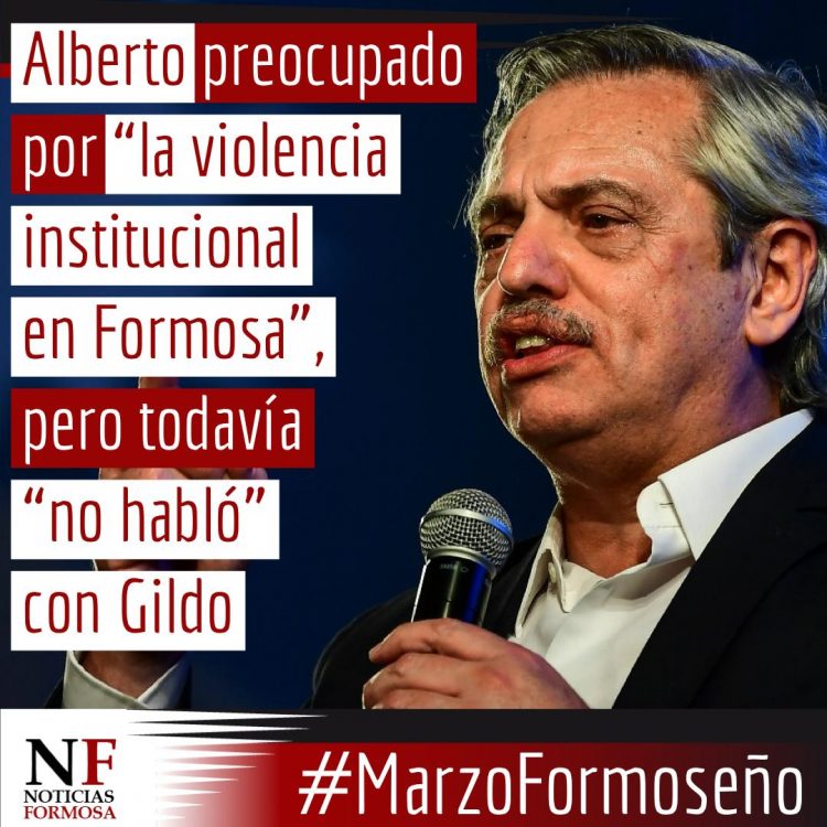 Alberto sobre la represión en Formosa: “nos preocupó mucho la violencia institucional”